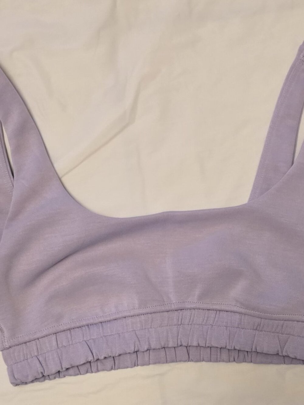Lululemon Ribbed Knit Crop Top / Sports Bra - Size 4